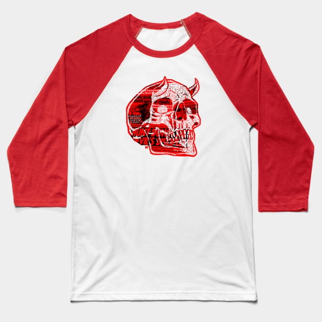 Satanic Panic Baseball T-Shirt by GiMETZCO!